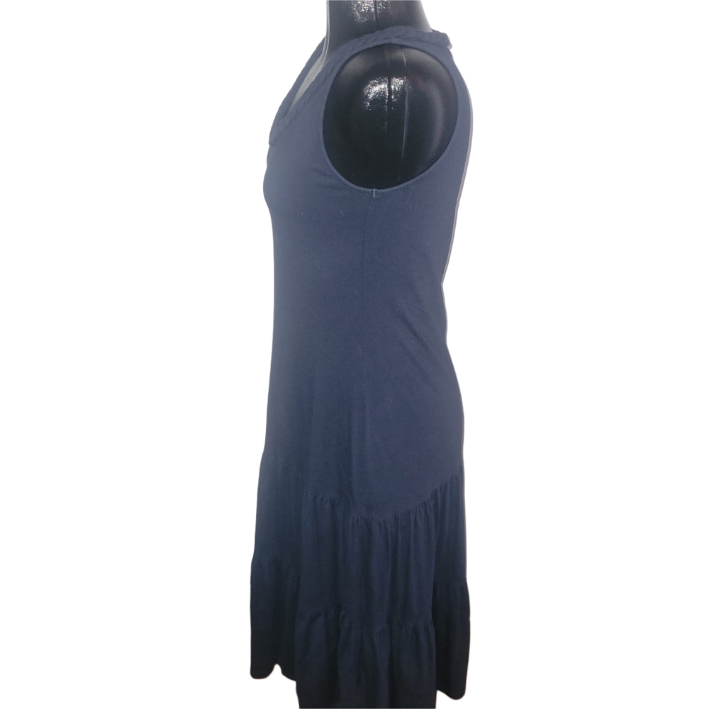 Lauren Ralph Lauren Navy Blue Maxi Tank Dress - drop waist - Picture 5 of 7